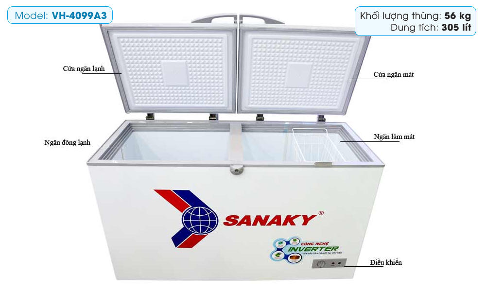Tủ đông Sanaky VH-4099A3 