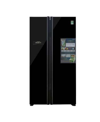 Hitachi Refrigerator Inverter 605 Liters 2 Doors R-FS800PGV2 (GBK) Side by side