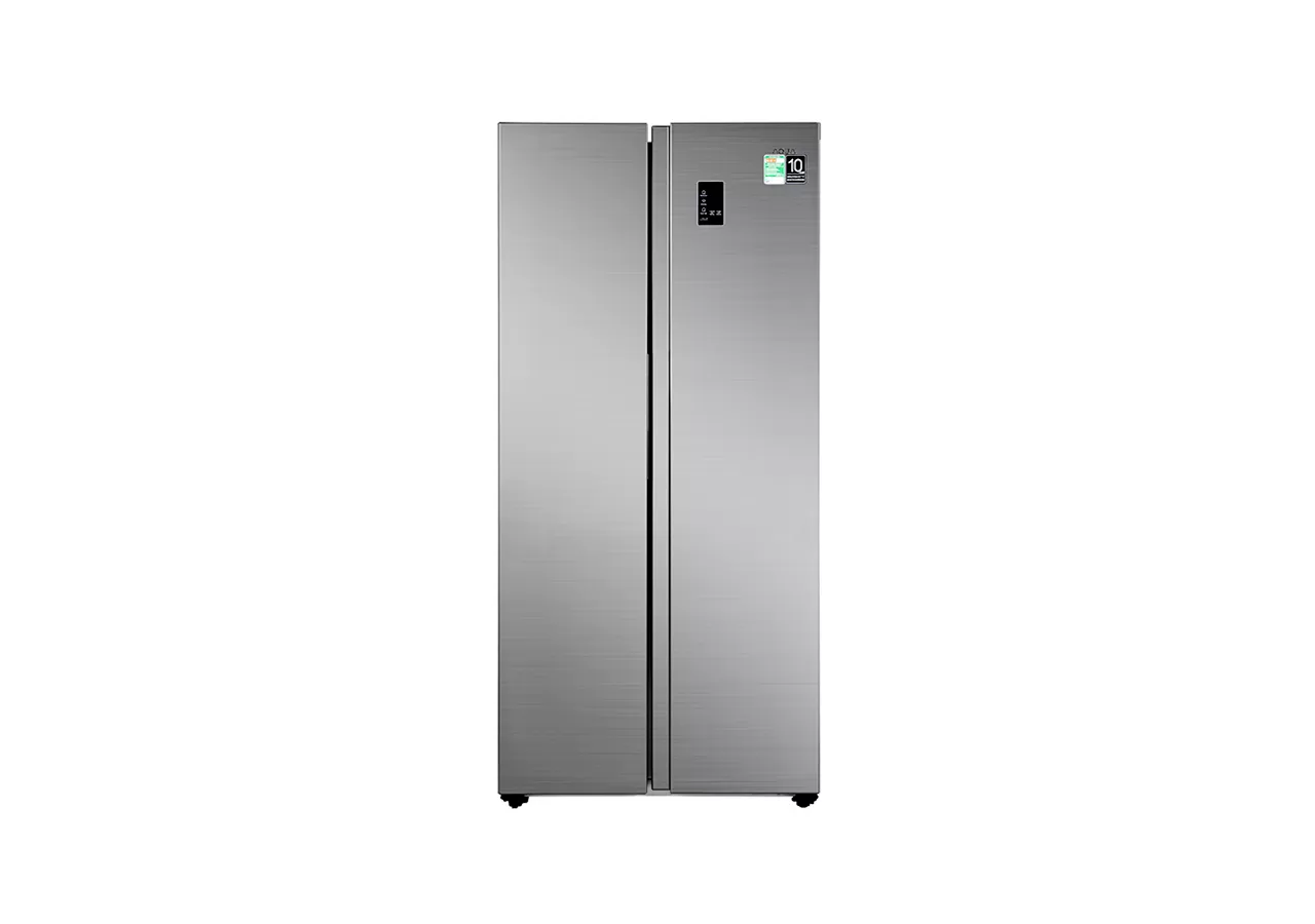 Tủ lạnh AQUA Inverter 480 Lít 2 cửa AQR-S480XA(SG) Side by side