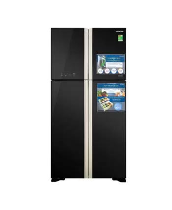 Hitachi Refrigerator Inverter 509 Liters 4 Doors R-FW650PGV8 GBK Multi Doors