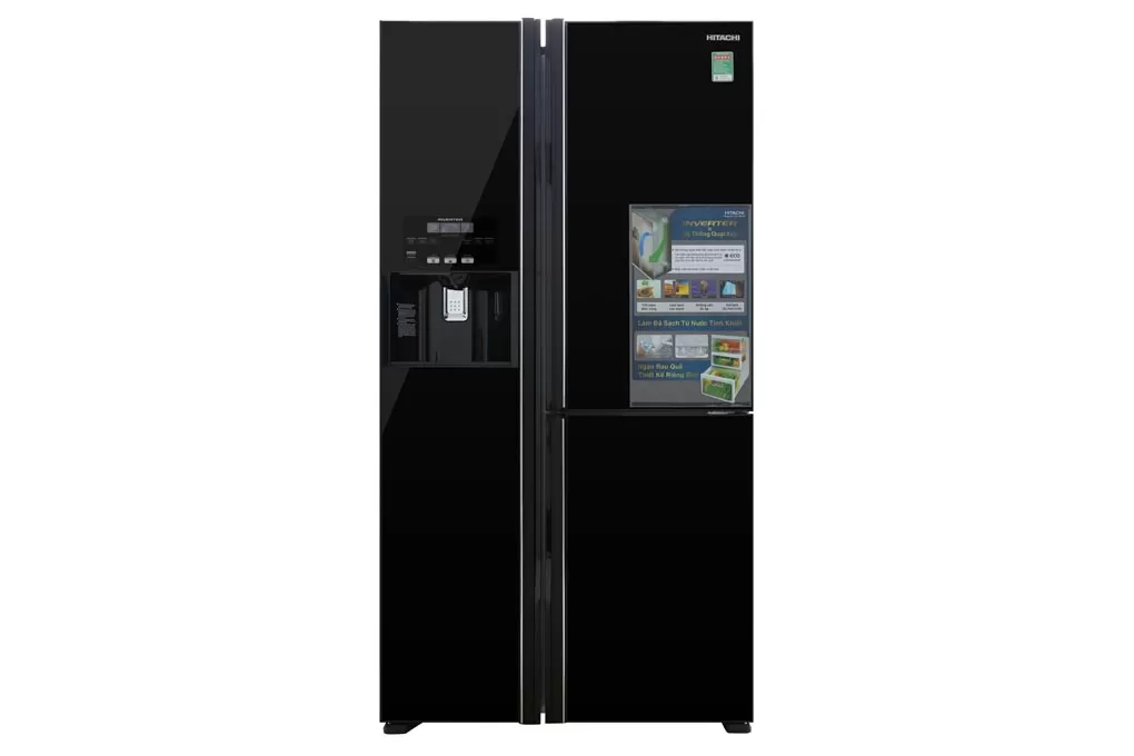 Hitachi Refrigerator Inverter 584 Liters 3 Doors R-FM800GPGV2 GBK Side by  side