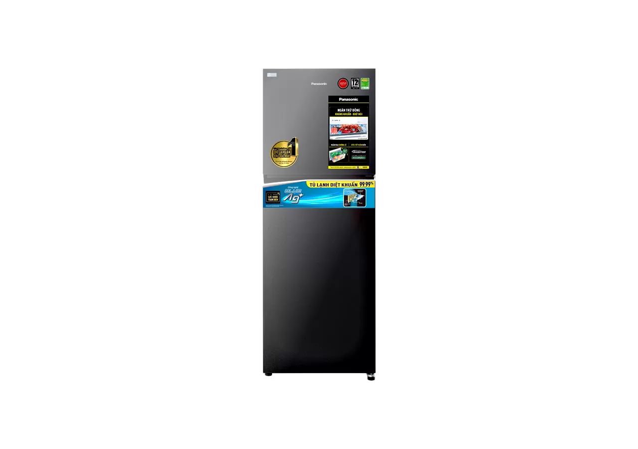 Installment Panasonic Refrigerator Inverter 268 Liters 2 Doors NR-TV301VGMV Top freezer