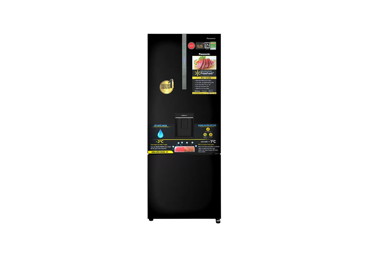 Panasonic Refrigerator Inverter 417 Liters 2 Doors NR-BX471GPKV Bottom freezer