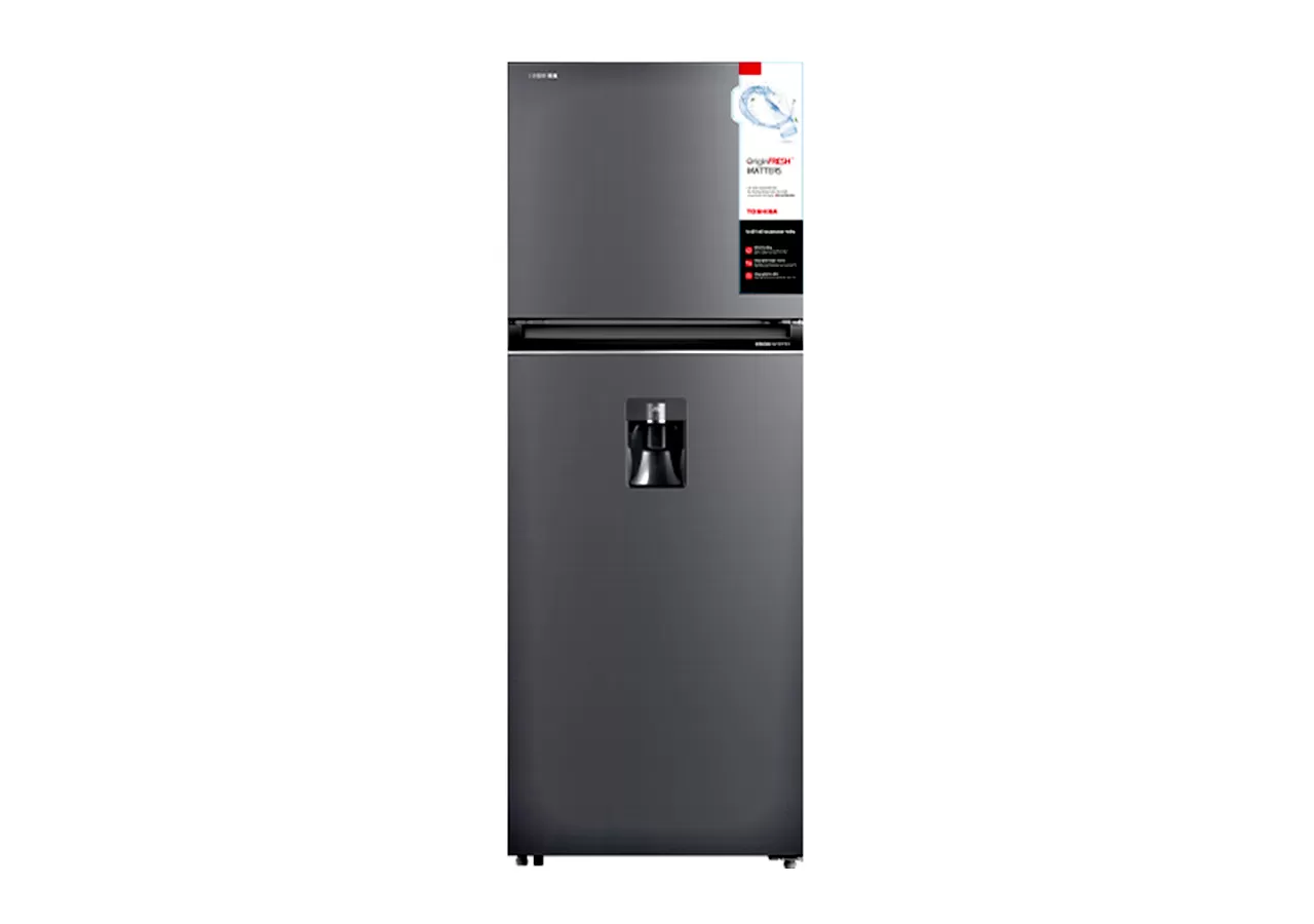 Toshiba Refrigerator Inverter 311 Liters 2 Doors GR-RT395WE Top freezer