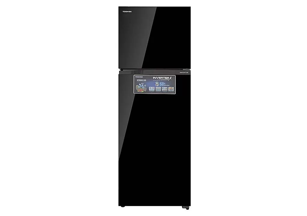 Installment Toshiba Refrigerator Inverter 330 Liters 2 Doors GR-AG39VUBZ(XK1) Top Freezer