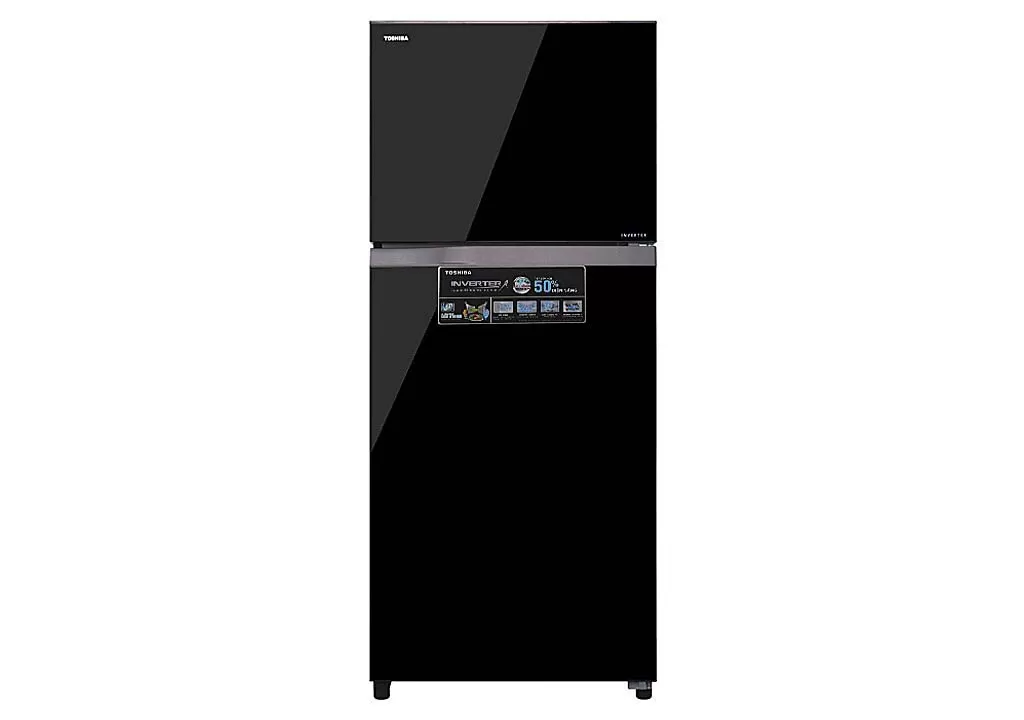 Installment Toshiba Refrigerator Inverter 359 Liters 2 Doors GR-AG41VPDZ(XK1) Top Freezer