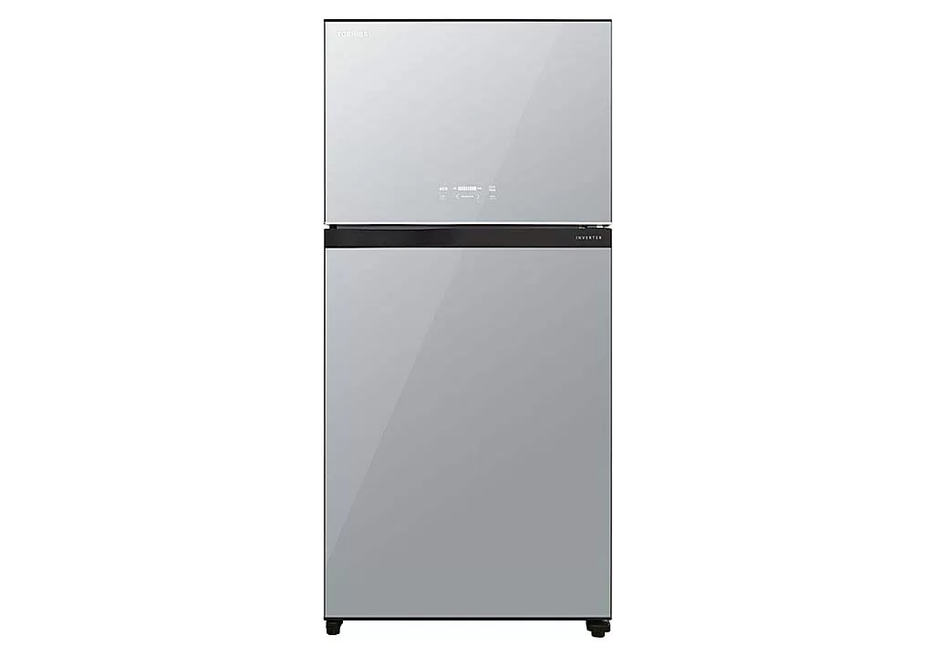 Installment Toshiba Refrigerator Inverter 555 Liters 2 Doors GR-AG58VA(X) Top Freezer