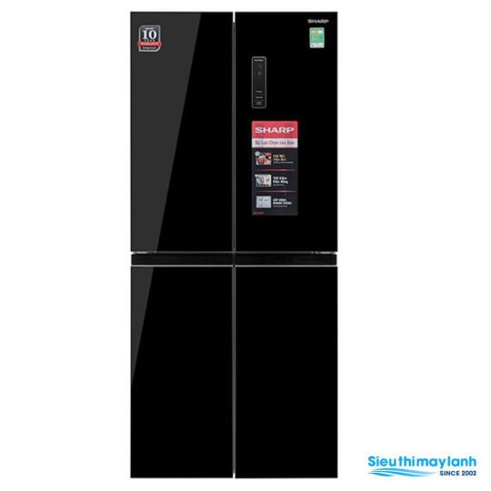 Sharp Refrigerator Inverter 362 Liters 4 Doors SJ-FX420VG-BK Multi doors