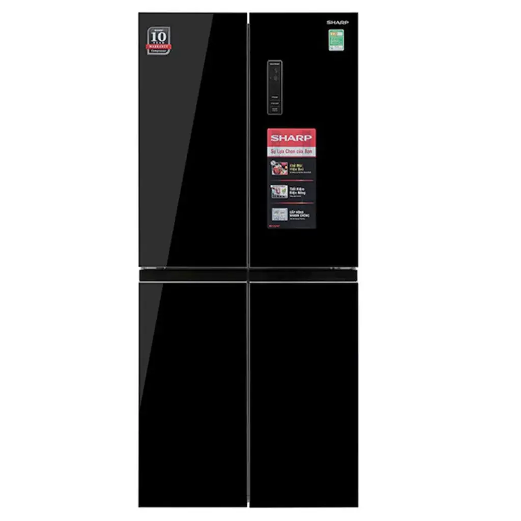 Installment Sharp Refrigerator Inverter 362 Liters 4 Doors SJ-FX420VG-BK Multi doors