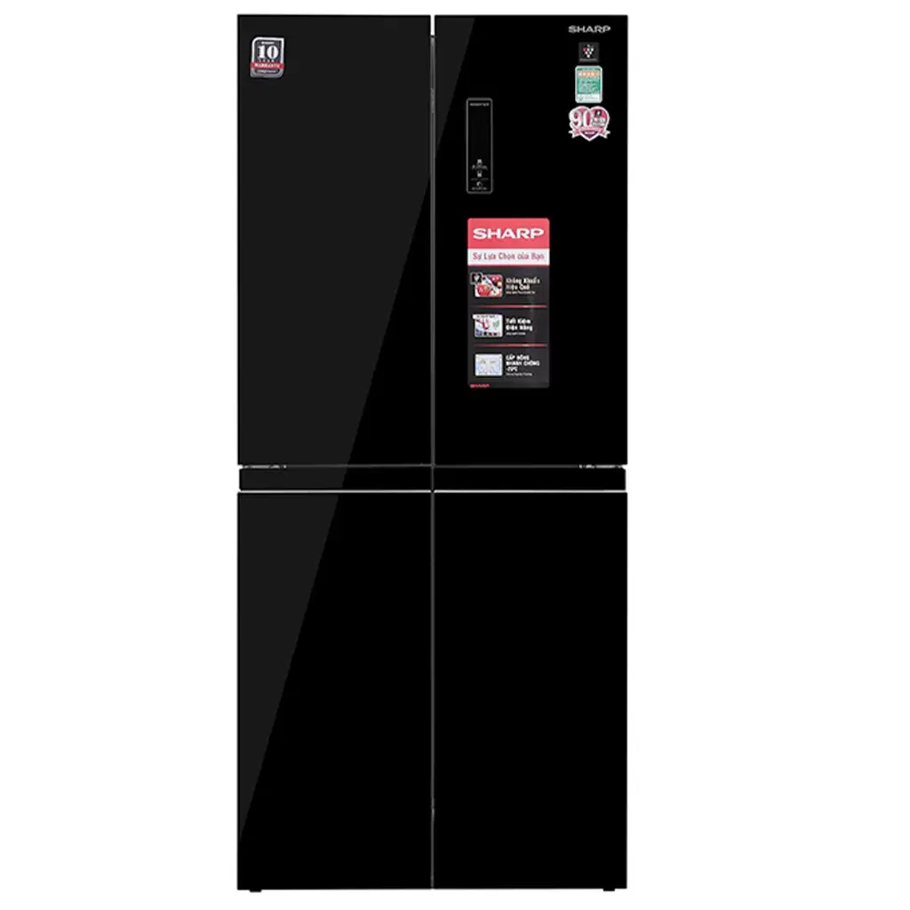 Tủ lạnh Sharp Inverter 401 Lít 4 cửa SJ-FXP480VG-BK Multi Door