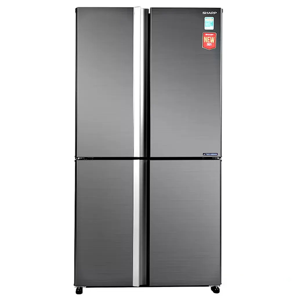 Installment Sharp Refrigerator Inverter 520 Liters 4 Doors SJ-FX600V-SL Multi doors