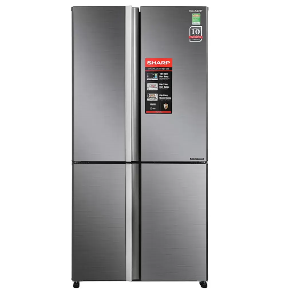 Tủ lạnh Sharp Inverter 567 Lít 4 cửa SJ-FX640V-SL Multi Door