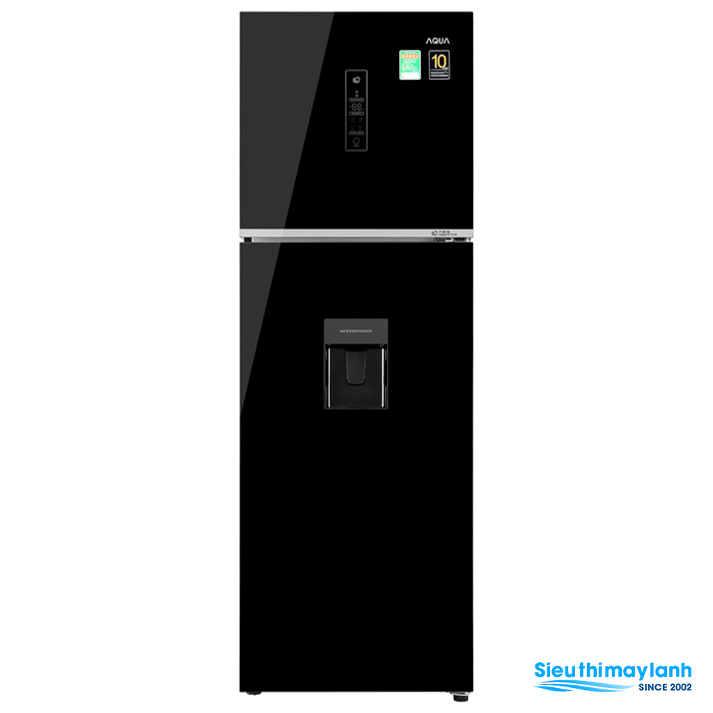 Tủ lạnh Aqua Inverter 344 lít 2 cửa AQR-T389FA.WGB ngăn đá trên - Giao hàng tỉnh nhanh