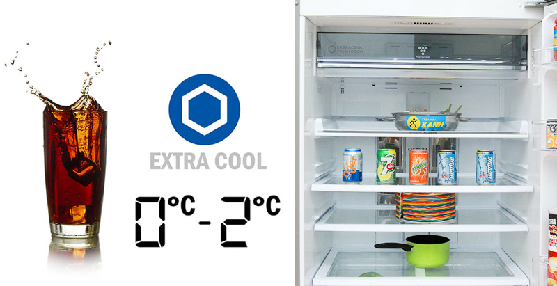 Bạn sẽ yên tâm với việc mọi thức uống đều được làm lạnh một cách nhanh chóng và giữ lạnh lâu nhất nhờ tủ lạnh Sharp SJ-XP590PG-SL Bạn sẽ yên tâm với việc mọi thức uống đều được làm lạnh một cách nhanh chóng và giữ lạnh lâu nhất nhờ tủ lạnh Sharp SJ-XP590PG-SL