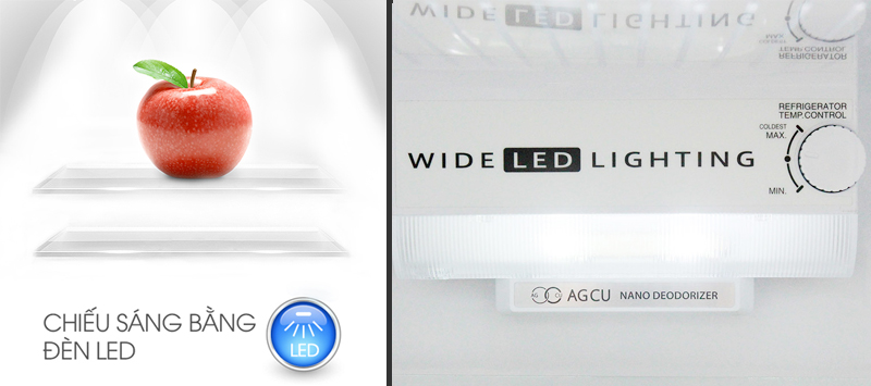Với hệ thống đèn LED mới lạ và ưu việt, tủ lạnh Sharp SJ-280E-DS 271 lít sẽ có thể giúp bạn quan sát tình trạng thực phẩm được rõ hơn Với hệ thống đèn LED mới lạ và ưu việt, tủ lạnh Sharp SJ-280E-DS 271 lít sẽ có thể giúp bạn quan sát tình trạng thực phẩm được rõ hơn