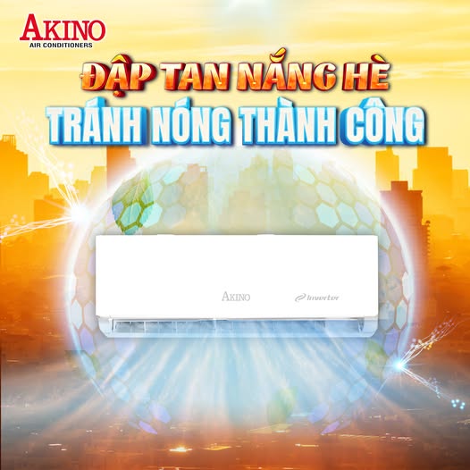 Đập tan nóng hè với AKINO Inverter thế hệ mới - giá tốt hơn - lạnh sâu hơn.