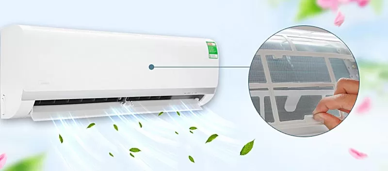 The antibacterial and deodorizing technology in Midea air conditioners neutralizes bacteria and odors
