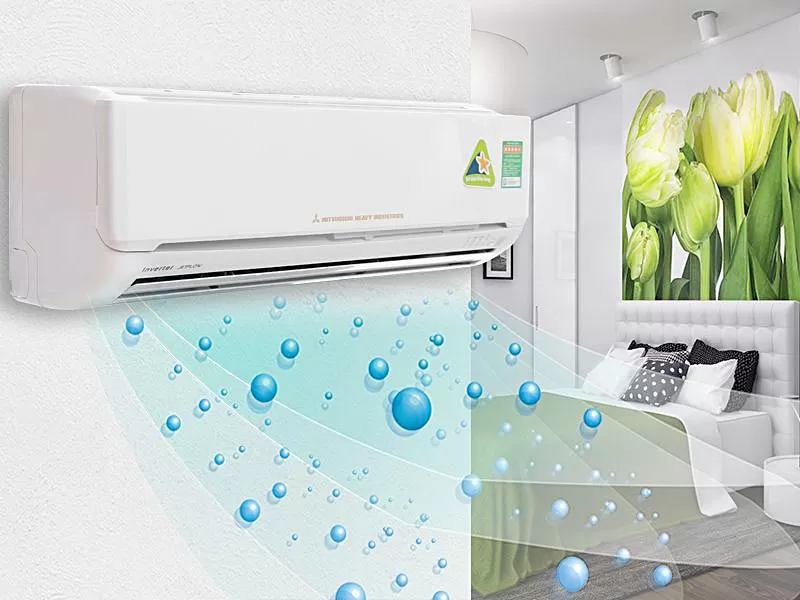The air filtration technologies on Mitsubishi Heavy air conditioners help kill bacteria and clean the air