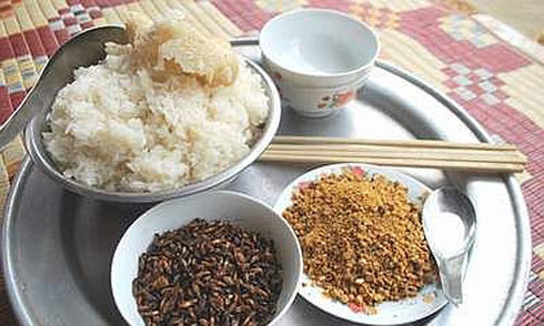 Độc đáo món cháo mối trên đỉnh Trường Sơn
