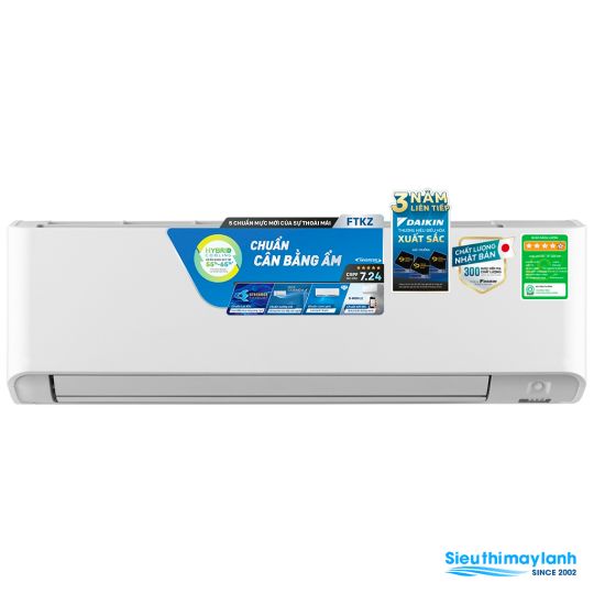 Máy lạnh treo tường Daikin FTKZ35VVMV (1.5 HP - 1.5 Ngựa) Inverter