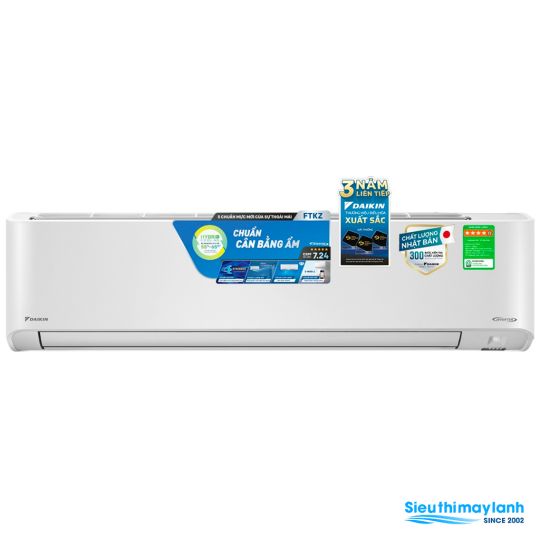 Máy lạnh treo tường Daikin FTKZ50VVMV (2.0 HP - 2.0 Ngựa) Inverter