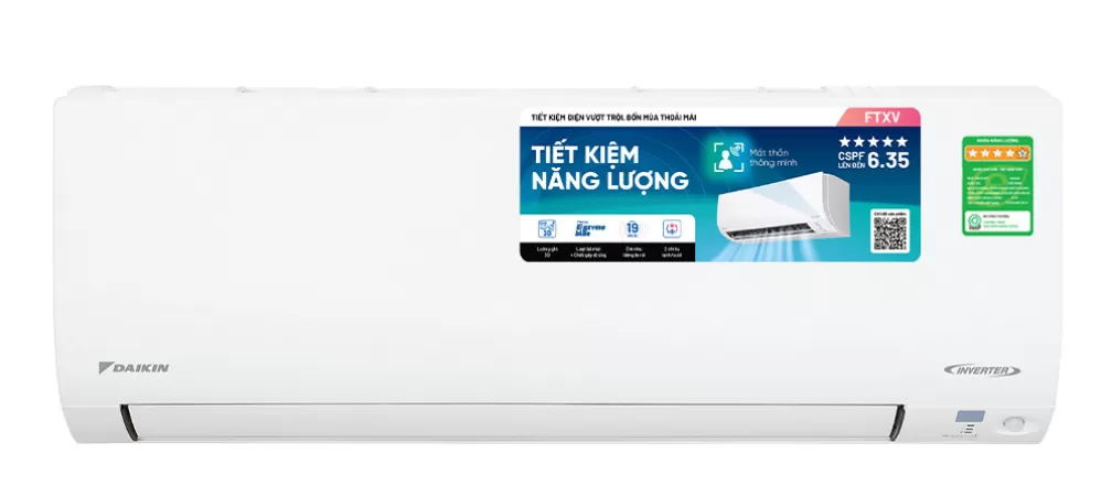 Máy lạnh Daikin inverter 1,5Hp FTXV35QVMV hoạt động êm