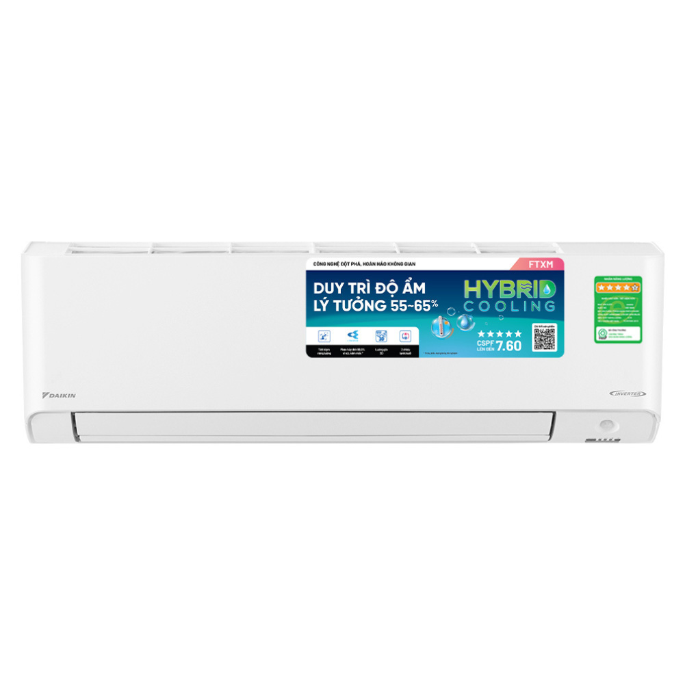 Mua trả góp Máy lạnh Daikin inverter 2,5Hp FTXM60XVMV lọc khí streamer cao cấp