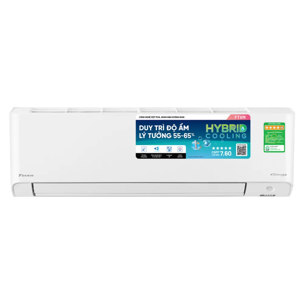 Máy lạnh Daikin inverter 1Hp FTXM25XVMV lọc khí streamer cao cấp