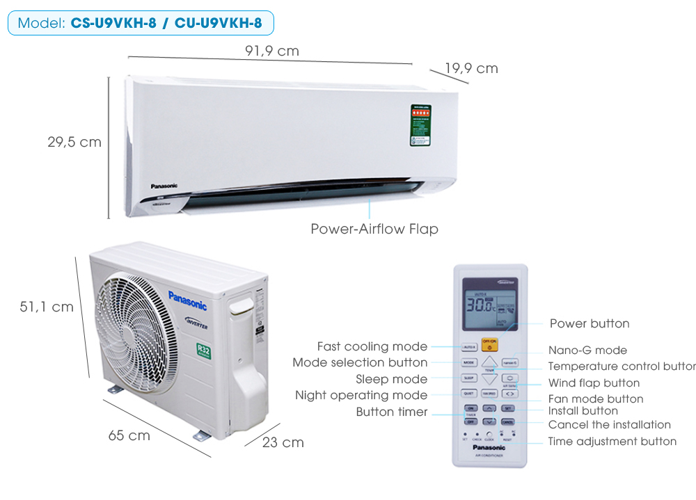 panasonic-air-conditioner-u9vkh-8-1-0hp-premium-inverter