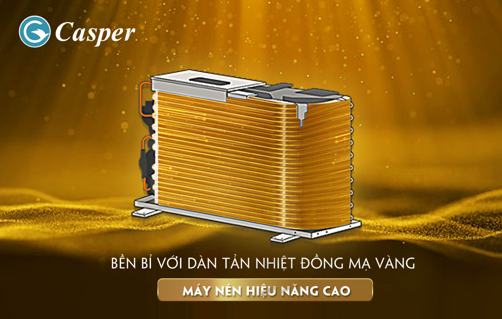 may lanh casper inverter gc is32 model 2021 dan tang nhiet ma vang - MÁY LẠNH CASPER GC-09IS32