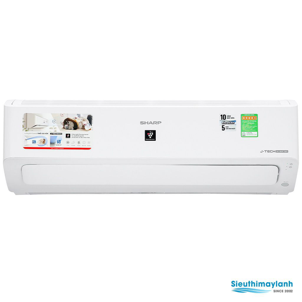 Máy lạnh Sharp Inverter 1.5 HP (1.5 Ngựa) AH-XP13YMW