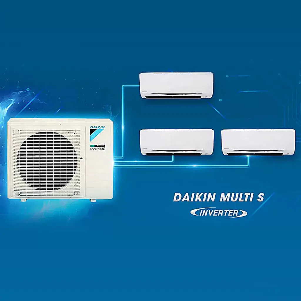 Daikin Multi S Air Conditioning inverter 3.0Hp - MKC70SVMV-CTKC25RVMV+CTKC25RVMV+CTKC25RVMV - Combo Promotion
