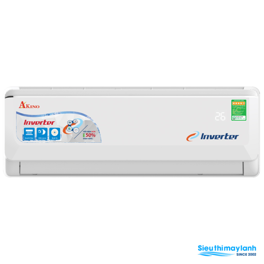 Máy lạnh Akino AKN-12CINV1FA 1.5 HP (1.5 Ngựa) Inverter