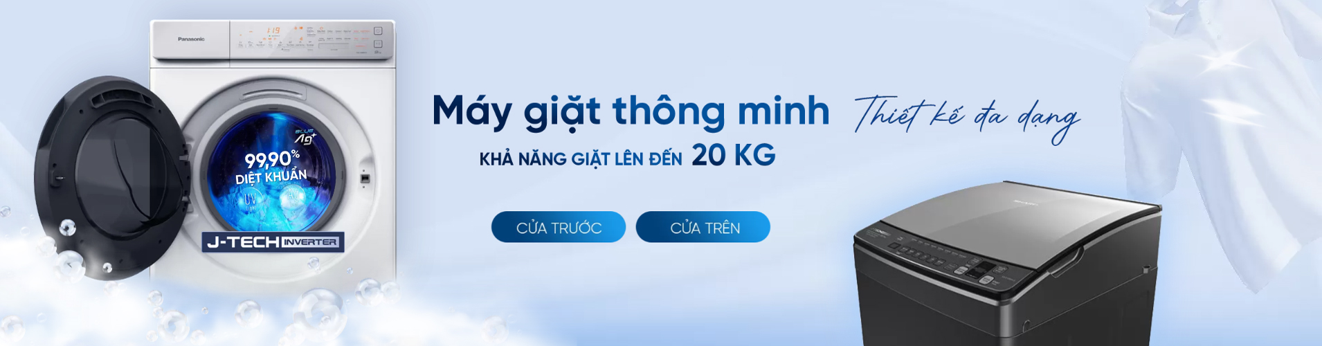 Banner máy giặt