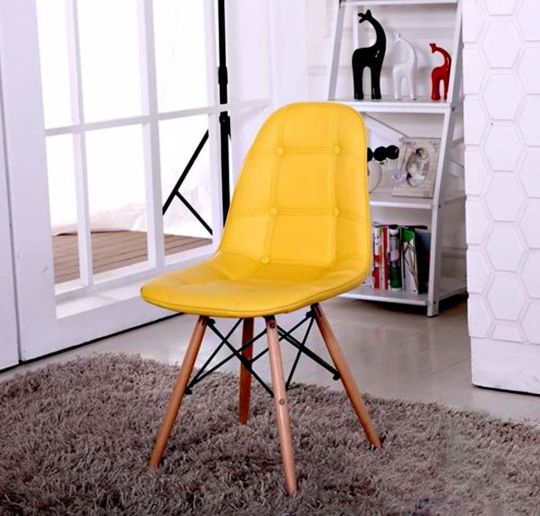 Cafe and Reception Chair with Beautiful Imported Button Accent 80102CC