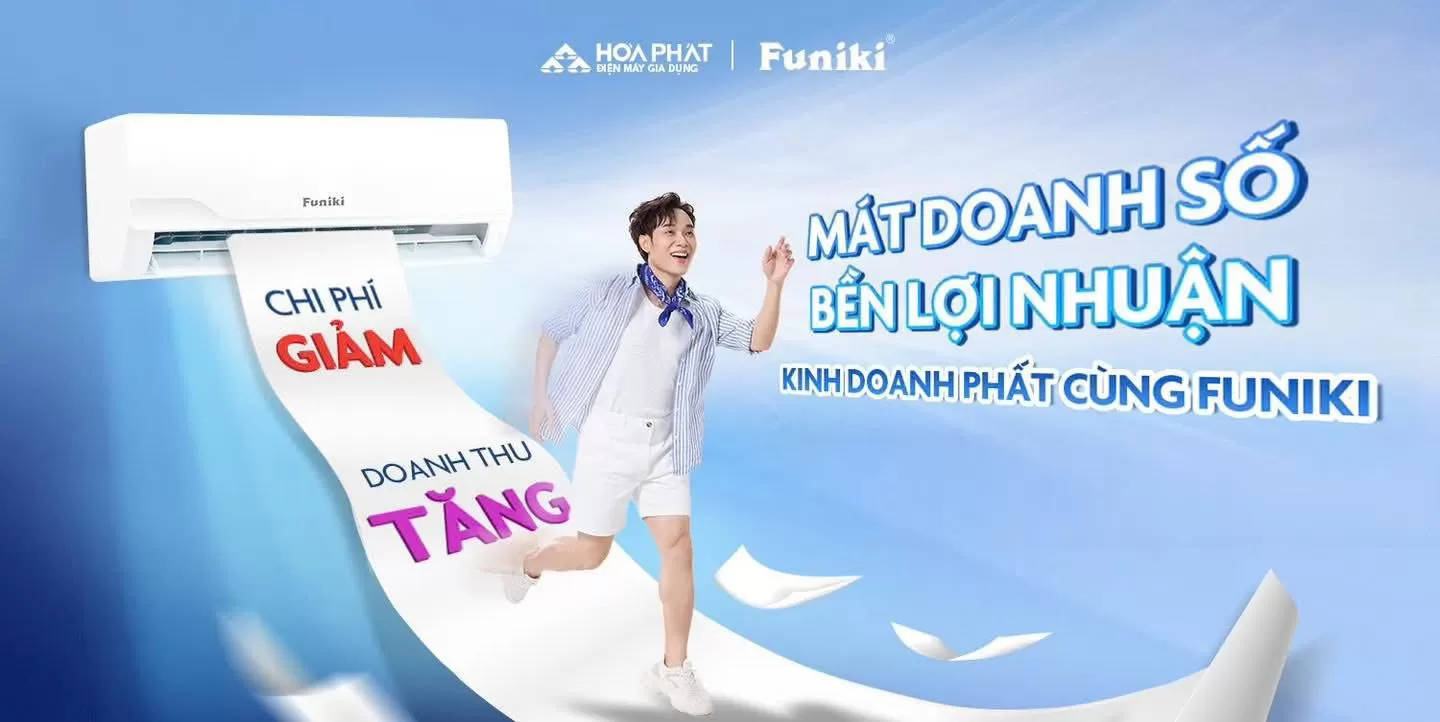 Máy lạnh Funiki - Hòa Phát Inverter AI chịu nhiệt đến 55 độ.