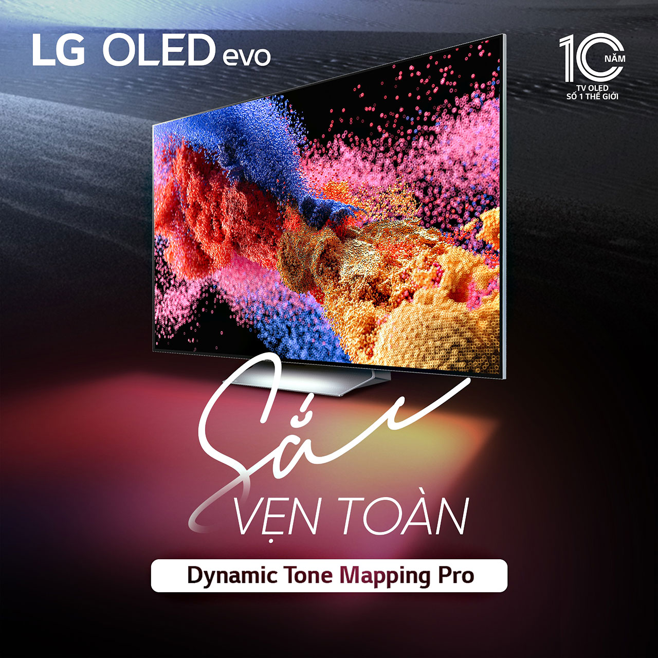 Thủ lĩnh công nghệ, giải trí siêu thực cùng Tivi LG OLED evo