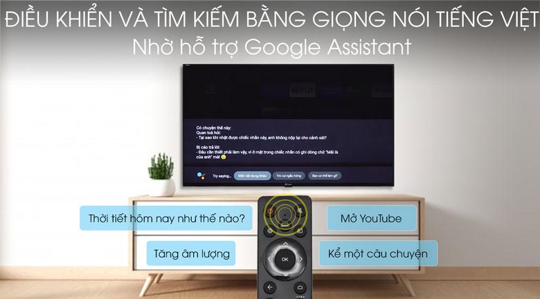 Google Assistant - Android Tivi Casper 32 inch 32HG5000