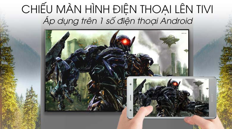 Android Tivi OLED Sony 4K 65 inch KD-65A8G - Screen Mirroring