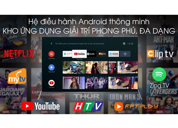 Android Tivi Sharp 4K 60 Inch 4T-C60BK1X