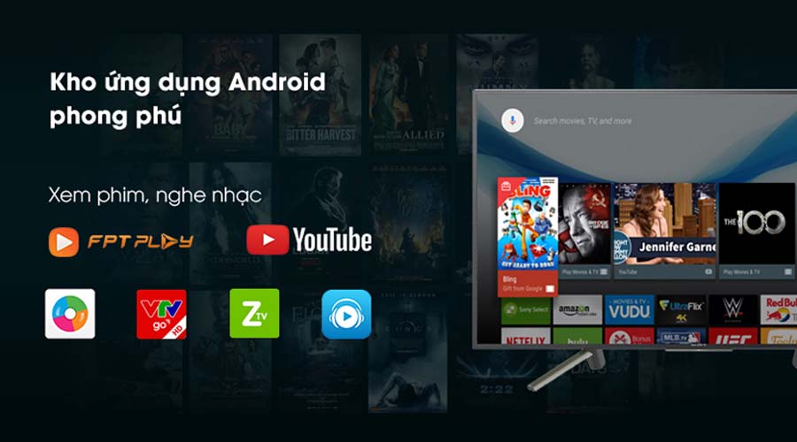 Android Tivi Sony 4K 43 inch KD-43X7500F