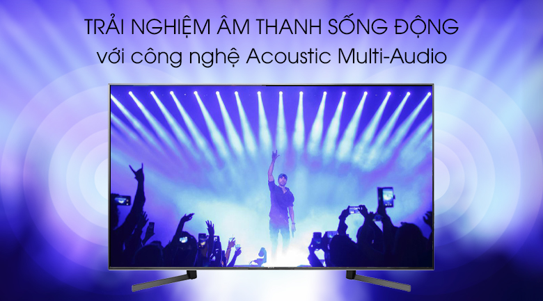 Android Tivi Sony 4K 85 inch KD-85X9500G có công nghệ Acoustic Multi-Audio