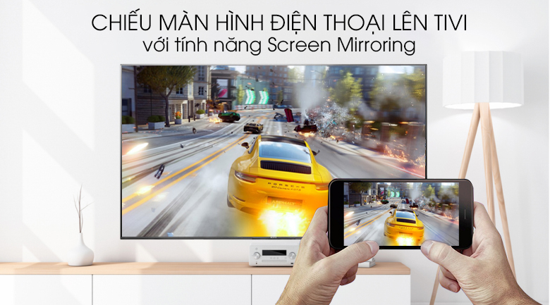 Screen Mirroring - Android Tivi Sony 4K 85 inch KD-85X9500G Mẫu 2019