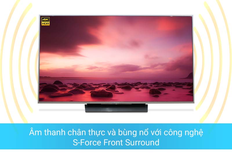 Thế giới âm thanh chân thực và bùng nổ với công nghệ S-Force Front Surround