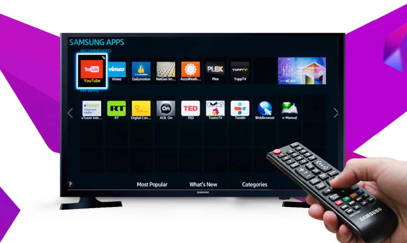 Internet Tivi LED Samsung UA32J4303 - Xem phim, lướt web,… dễ dàng