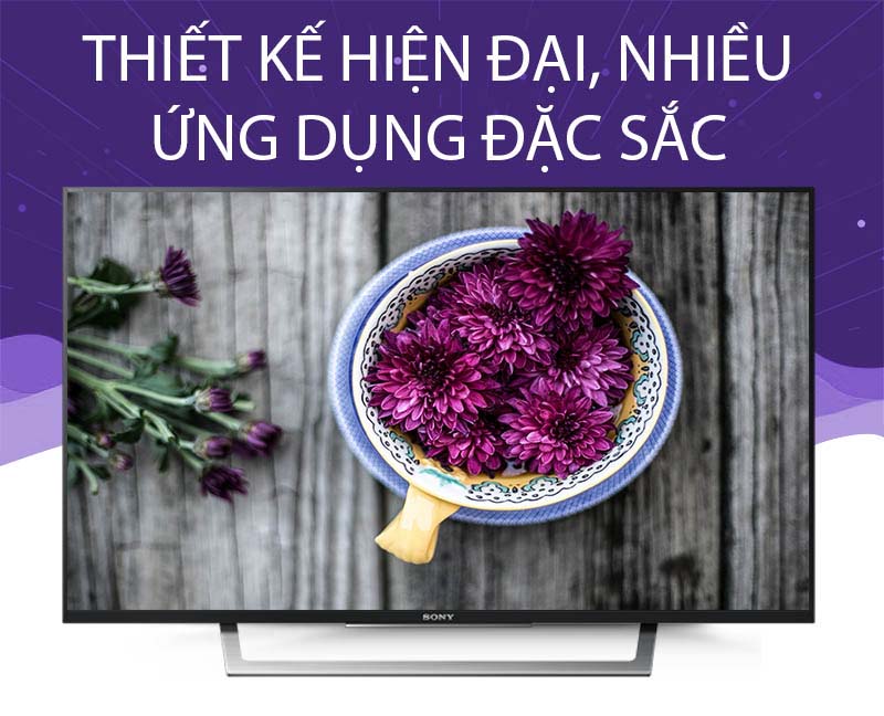 Internet Tivi Sony 49 inch KDL-49W750D - Thiết kế hiện đại, nhiều ứng dụng đặc sắc