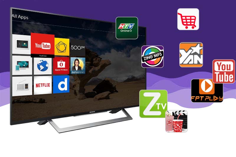 Internet Tivi Sony 49 inch KDL-49W750D - Ứng dụng