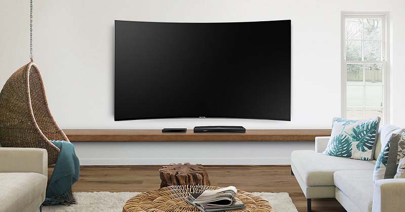 Smart Tivi Cong Samsung 55 inch UA55MU9000 - Màn hình cong đẳng cấp