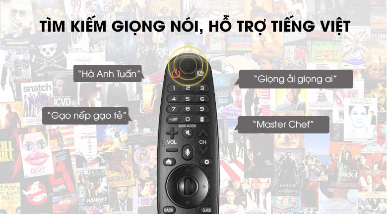 Remote thông minh - Smart Tivi LG 4K 55 inch 55SM9000PTA