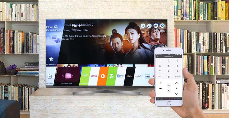 Điều khiển tivi bằng Smartphone - Smart Tivi LG 4K 65 inch 65SM9000PTA